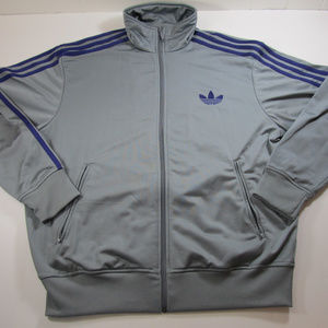 ADIDAS Trefoil Vintage Large Gray Track Jacket